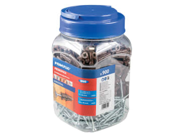 Brown UNO® Plugs & Screws in Jar (450 Plugs + 450 Screws)                       