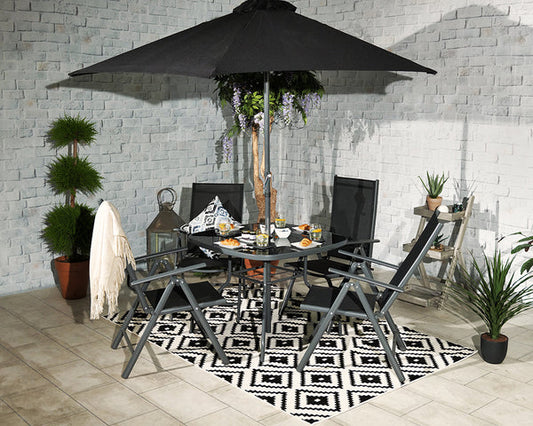 Rio 4 Seater Dining Set, MorgansOsw