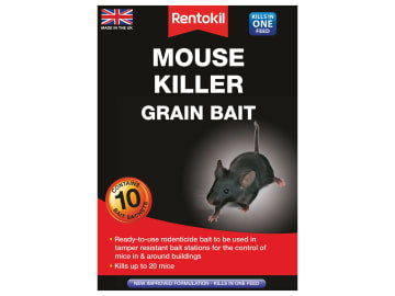 Mouse Killer Grain Bait (Sachets 10)                                            