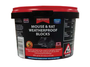 Rat & Mouse Weatherproof Blocks (Tub of 5)                                      