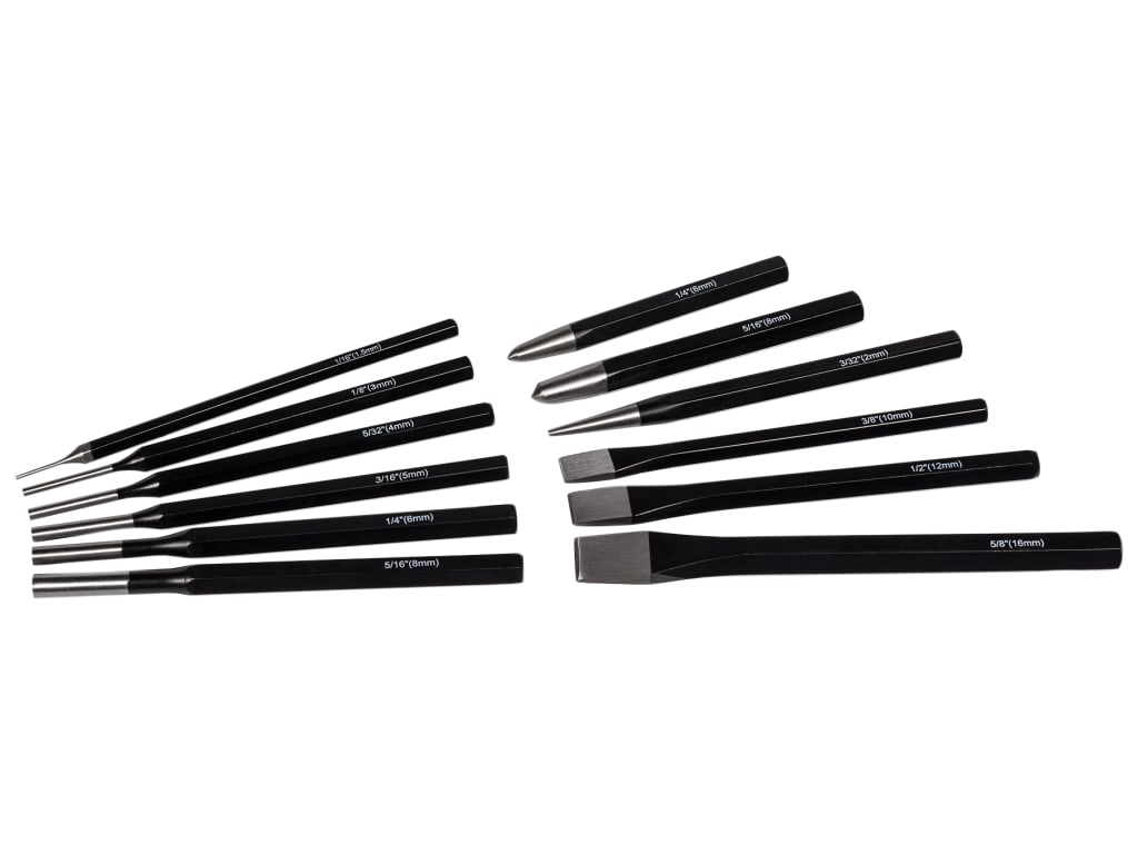 Punch & Chisel Set, 12 Piece                                                    
