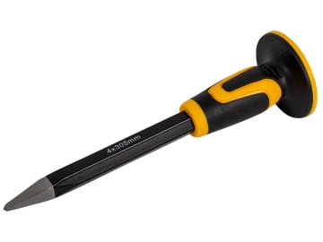 Concrete Chisel With Guard 300 x 25 x 4mm Point                                 