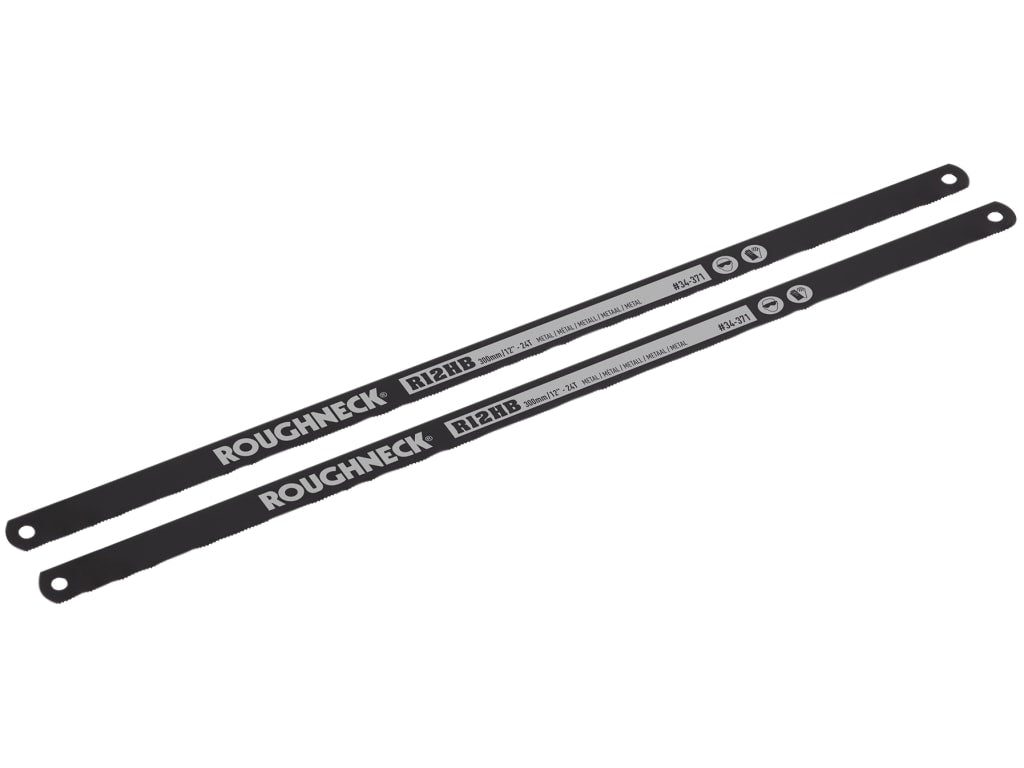 R12HB Hacksaw Blades 300mm (12in) x 24 TPI Pack 2                               