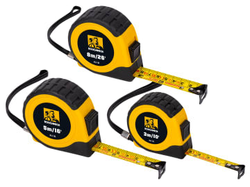 E-Z Read® Tape Measure Set, 3 Piece                                             