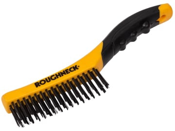 Shoe Handle Wire Brush Soft Grip 255mm (10in)                                   