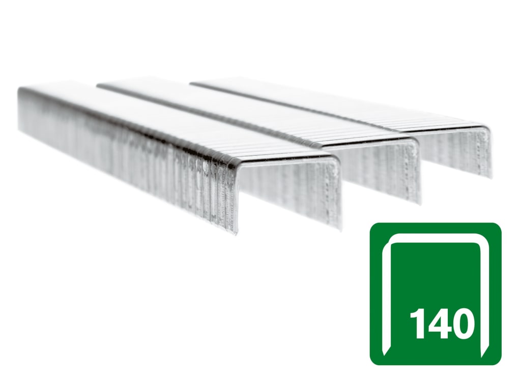 140/10 10mm Galvanised Staples (Box 5000)                                       