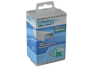 140/10 10mm Galvanised Staples (Poly Pack 5000)                                 