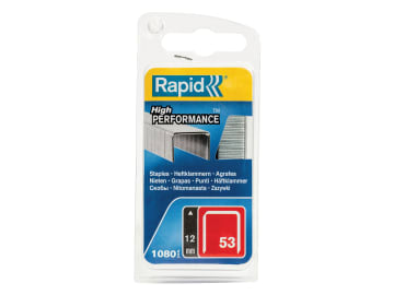 53/12B 12mm Galvanised Staples (Pack 1080)                                      