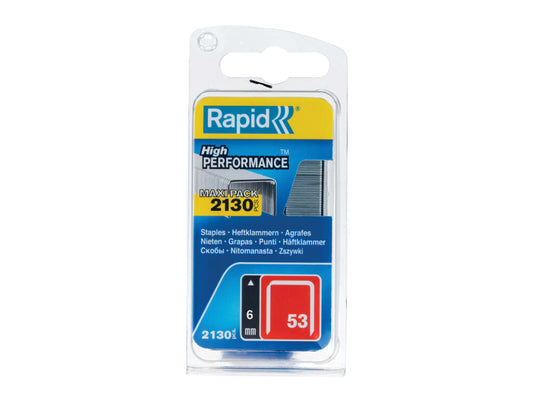 53/6B 6mm Galvanised Staples (Pack 2000)                                        