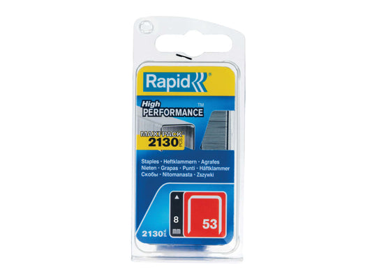 53/8B 8mm Galvanised Staples (Pack 2000)                                        