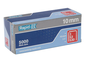 53/10B 10mm Galvanised Staples (Box 5000)                                       