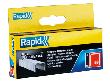 53/12B 12mm Galvanised Staples (Box 2500)                                       