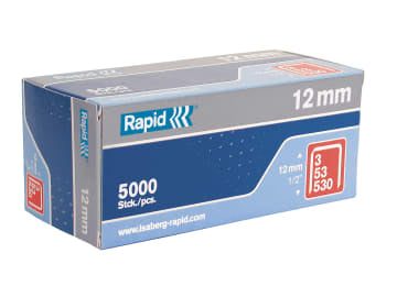 53/12B 12mm Galvanised Staples (Box 5000)                                       