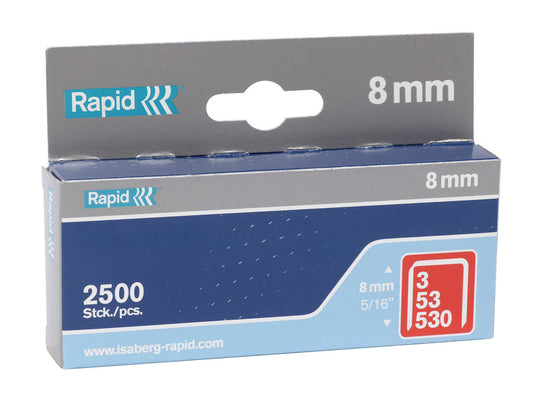 53/8B 8mm Galvanised Staples (Box 2500)                                         