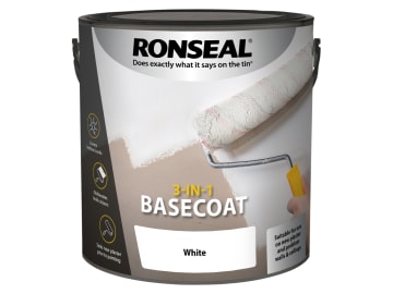 3-in-1 Basecoat White 2.5 litre                                                 