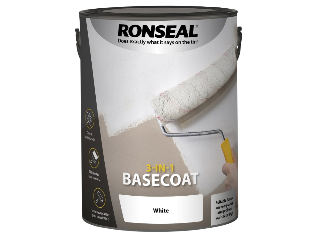 3-in-1 Basecoat White 5 litre                                                   