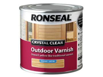 Crystal Clear Outdoor Varnish Satin 250ml                                       