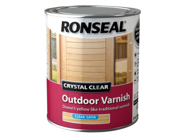 Crystal Clear Outdoor Varnish Satin 750ml                                       