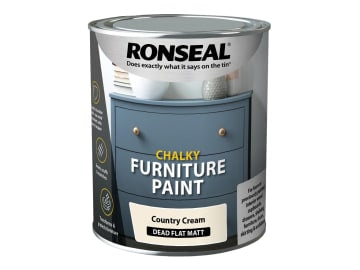 Chalky Furniture Paint Country Cream 750ml                                      