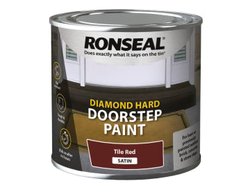 Diamond Hard Doorstep Paint Red 250ml                                           