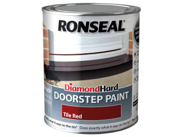 Diamond Hard Doorstep Paint Tile Red 750ml                                      