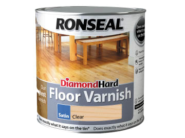 Diamond Hard Floor Varnish Satin 2.5 litre                                      