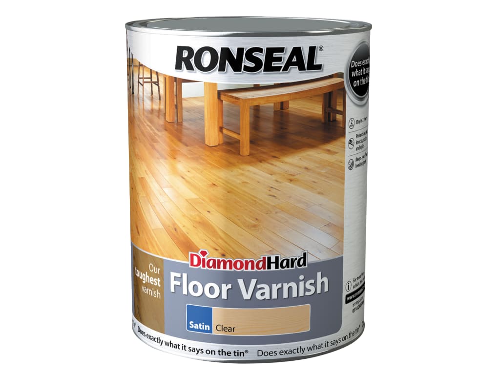 Diamond Hard Floor Varnish Satin 5 litre                                        