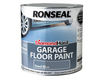 Diamond Hard Garage Floor Paint Steel Blue 2.5 litre                            