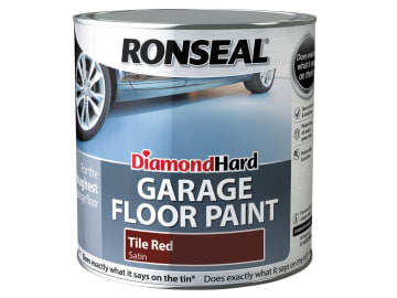 Diamond Hard Garage Floor Paint Tile Red 2.5 litre                              