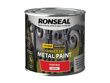 Direct to Metal Paint Chilli Red Gloss 250ml                                    