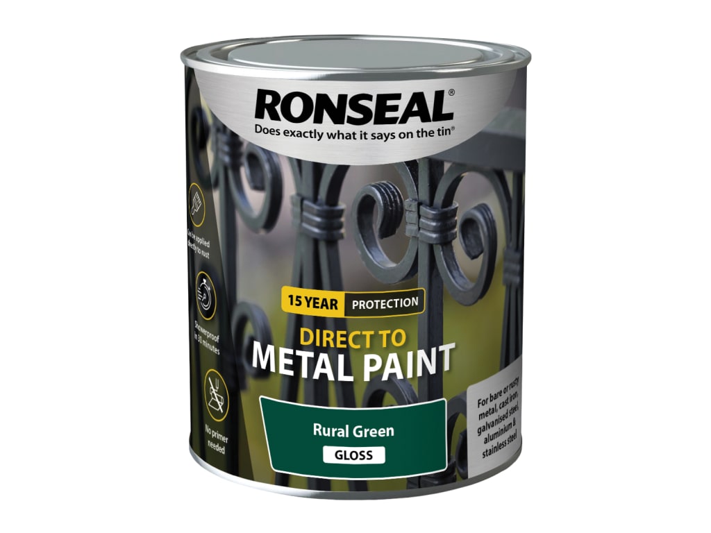 Direct to Metal Paint Rural Green Gloss 750ml                                   