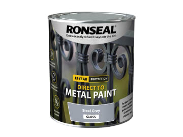 Direct to Metal Paint Steel Grey Gloss 750ml                                    