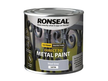 Direct to Metal Paint Steel Grey Satin 250ml                                    