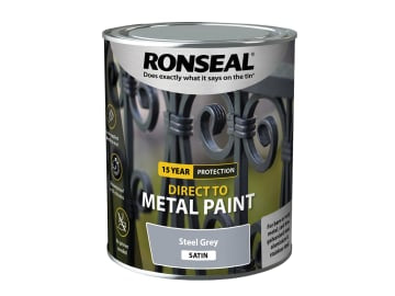 Direct to Metal Paint Steel Grey Satin 750ml                                    