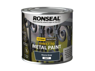 Direct to Metal Paint Storm Grey Matt 250ml                                     