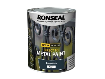 Direct to Metal Paint Storm Grey Matt 750ml                                     