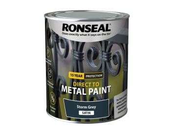 Direct to Metal Paint Storm Grey Satin 750ml                                    