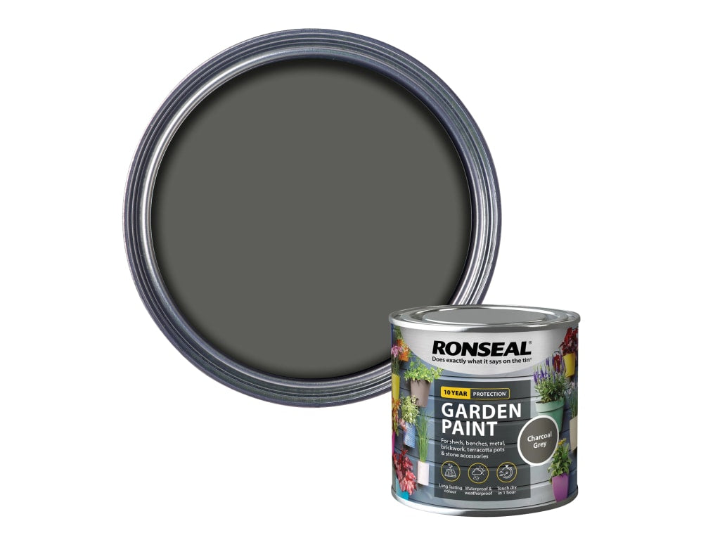 Garden Paint Charcoal Grey 250ml                                                