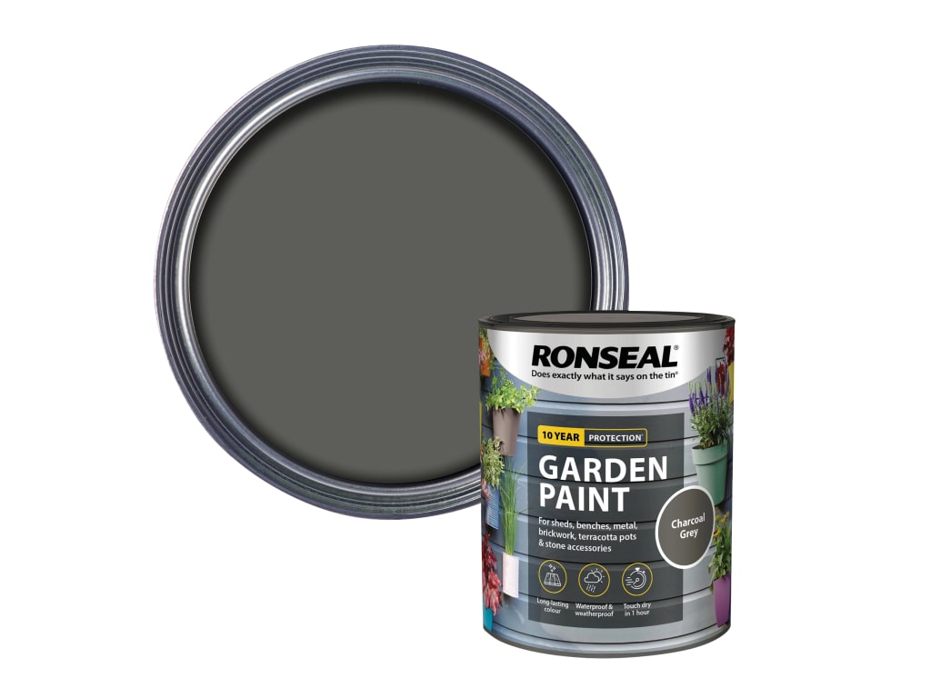 Garden Paint Charcoal Grey 750ml                                                