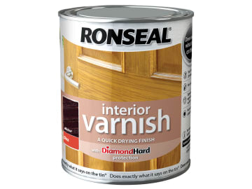 Interior Varnish Quick Dry Gloss Walnut 750ml                                   