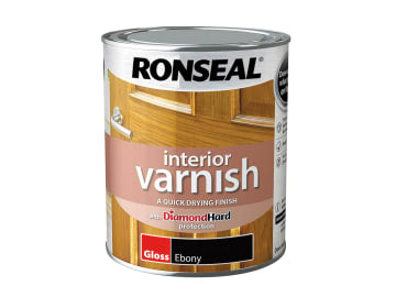 Interior Varnish Quick Dry Gloss Ebony 750ml                                    