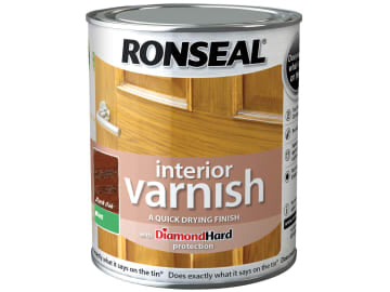 Interior Varnish Quick Dry Matt Dark Oak 250ml                                  