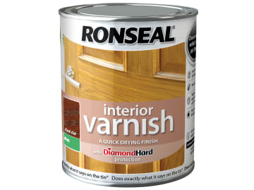 Interior Varnish Quick Dry Matt Dark Oak 750ml                                  