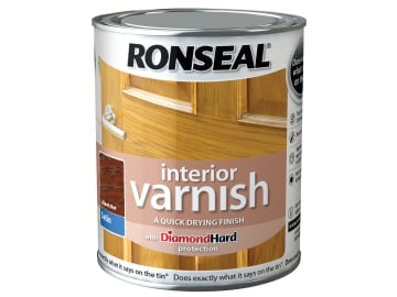 Interior Varnish Quick Dry Satin Dark Oak 750ml                                 