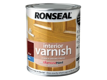 Interior Varnish Quick Dry Satin Teak 250ml                                     