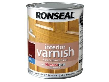 Interior Varnish Quick Dry Satin Teak 750ml                                     