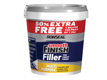 Smooth Finish Multipurpose Wall Filler Ready Mixed 1.2kg +50%                   