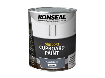 One Coat Cupboard Paint Cobalt Grey Gloss 750ml                                 