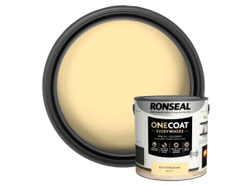 One Coat Everywhere Interior Paint Buttercream Matt 2.5 litre                   