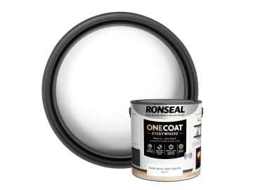 One Coat Everywhere Interior Paint Pure Brilliant White Matt 2.5 litre          